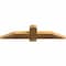 Ekena Millwork Eugene Rough Sawn Timber Gable Bracket, Western Red Cedar, 36"W x 9"H x 2"D x 4"F, 6/12 Pitch GBW036X09X0204EUG00RWR - alternate 4